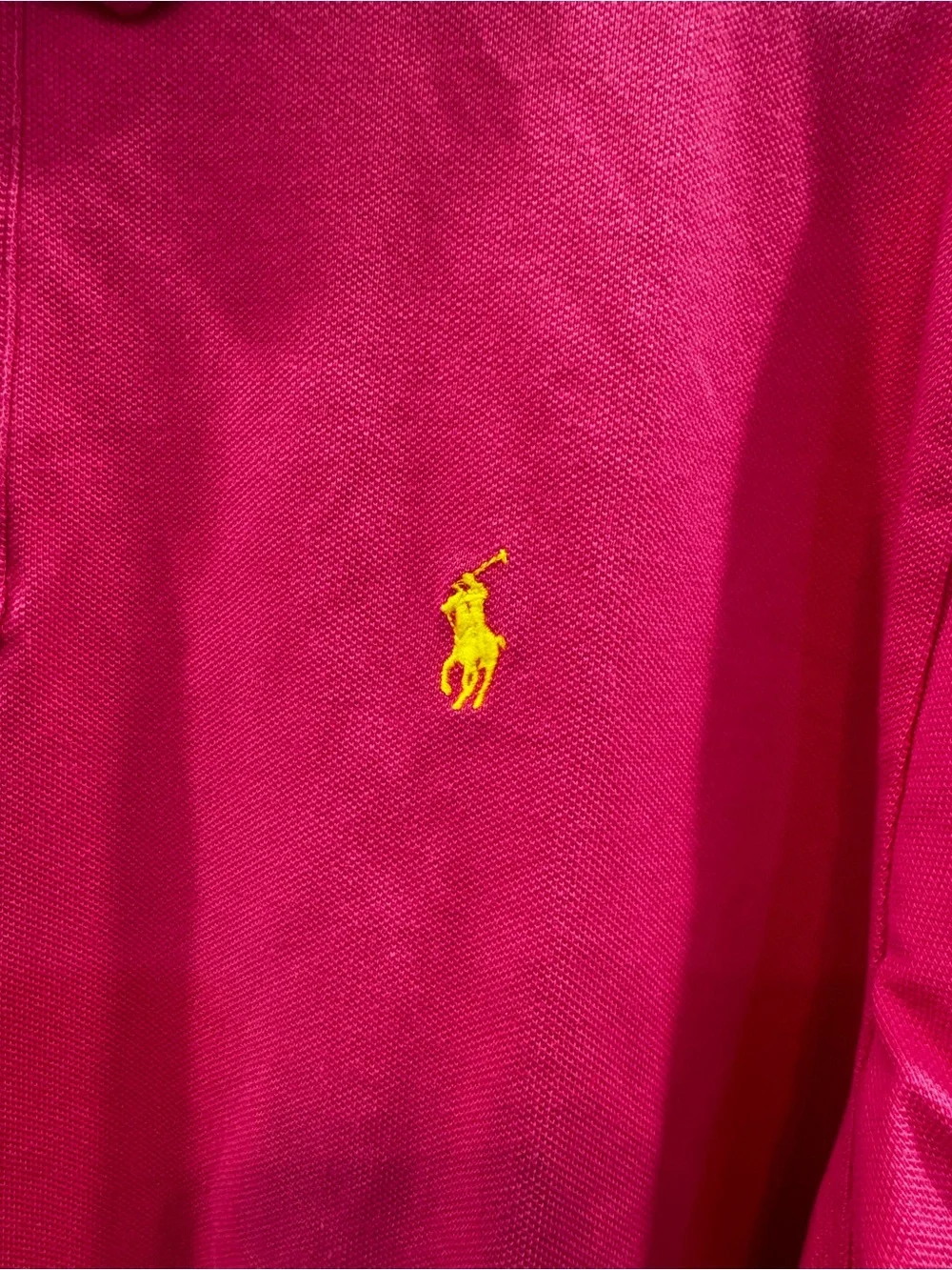 Ralph Lauren Men’s Hot Pink Polo 100% Cotton size XL